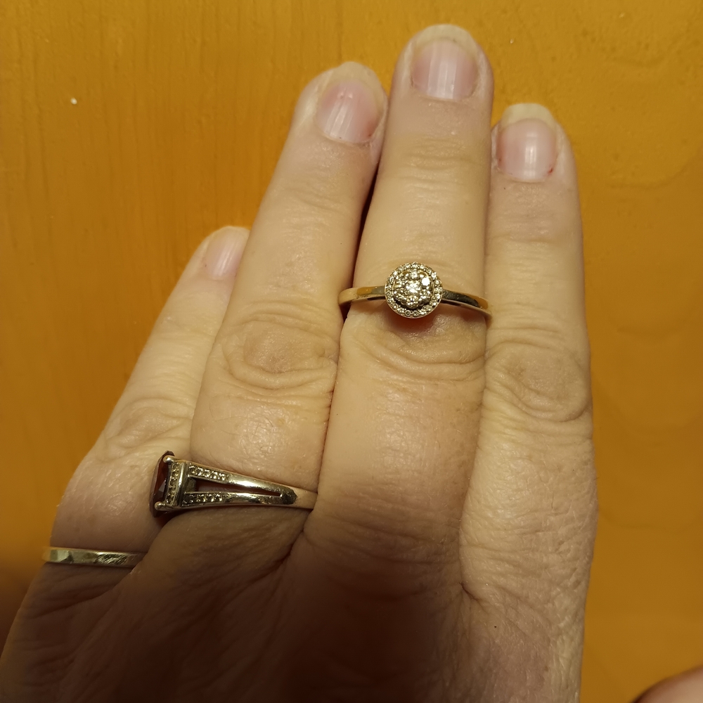 Elegant Gold and Silver Ring